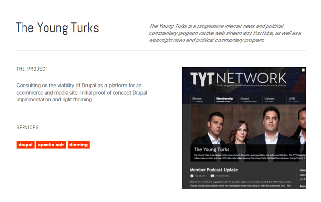 Young Turks Drupal Site